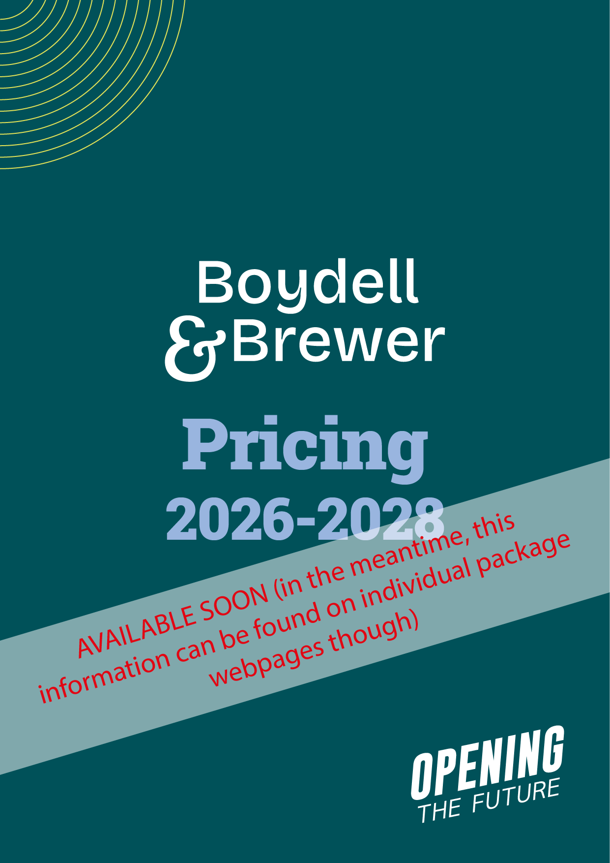 Pricing summary document thumbnail image